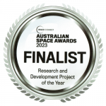 Space Connect Australian Space Awards 2023 - Finalist Research and Development Project of the Year